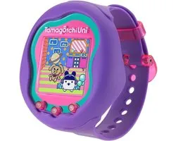 Tamagotchi Uni Connectée avec Montre-Bracelet - Animal de Compagnie Virtuel en Violet