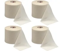 Mueller Underwrap Tape - Voetbal Sokken Tape - Scheenbeschermers tape - Wit - 4 stuks