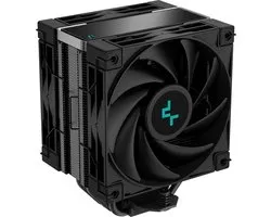 Air Cooler DeepCool AK400 Zero Dark Plus 4x Heat Pipe All Black Single Tower CPU, 2x FC120P 120mm FDB Bearing PWM High Performance Fan, Intel: LGA1700/1200/1151/1150/1155 AMD: AM5/AM4, Easy Install, 220W TDP