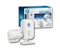 Détecteur d'entrée Detepo avec détecteur de mouvement - Détecteur d'accès – Plug & Play – Sonnette de magasin avec capteur