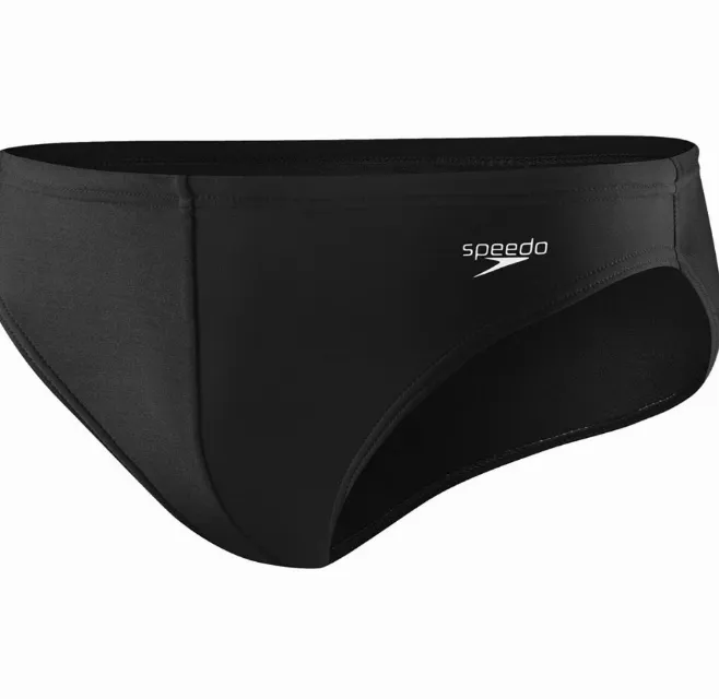 Speedo Men's PowerFlex Eco Solar Swim Brief - Bikini Competition Black Size 32