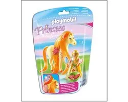 Playmobil Princess Princesse Mimosa avec cheval à coiffer
