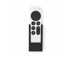 YUOM. Support de télécommande compatible avec Apple TV 4K (4e génération) – Support mural – Support de télécommande – Montage mural – Noir