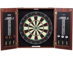 Ensemble de coffrets de fléchettes VEVOR dartboard officiel MDF fléchettes 45x3,8 cm 6 fléchettes