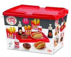 Ecoiffier 100% Chef Hot Dog Set - 25dlg.