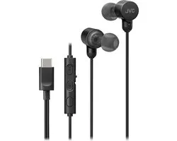 JVC HA-FR29UC-B - Écouteurs intra- Ear USB-C + Télécommande - Zwart