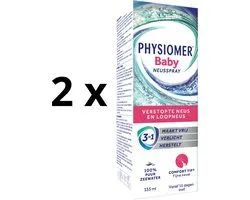 2x Physiomer Bébé Spray 135 ml