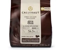 Callebaut Chocolade Callets - Puur - 400g - Belgische Chocolade
