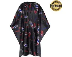 Premium Salon Kapmantel - Manteau de coiffure imperméable / Tablier de coiffeur imperméable| Modèles de coiffure - Wit