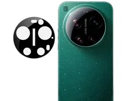 IMAK Camera Lens Protector - Geschikt voor Xiaomi 17 Ultra Camera Lens Protector - IMAK 9H Tempered Glass - Zwart
