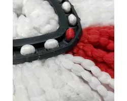 Ensemble 5 pièces Convient pour O-Cedar/Vileda Tête de Serpillière Triangulaire Microfibre Easy-Wring Cleaning Turbo Tête de Serpillière de Remplacement (Convient pour Vileda) (5 Têtes de Serpillière de Remplacement)