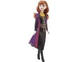 Mattel Disney Frozen Anna - Pop - Reizende met paarse cape