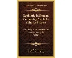 Equilibria in Systems Containing Alcohols, Salts and Water