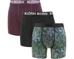 Björn Borg heren performance 3P microfiber boxers camo abstract multi