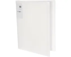 60-Pocket Binder met PP Plastic Sleeves A4 - Art Portfolio Folder met Clear Sheet Protectors - Document Organizer voor 120 Pagina's - 310x235x40mm