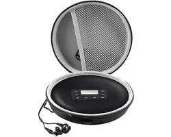 Portable CD player with Bluetooth and CD player for desk mounting/wall mounting(Black)