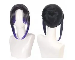 Anime Shinobu Kochou Cosplay Pruik - Synthetisch haar