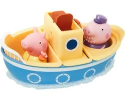 Peppa Pig - Opa Pig Spetter & Schenk Boot - Badspeelgoed