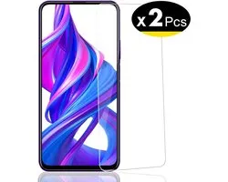Screenprotector Glas - Tempered Glass Screen Protector Geschikt voor: Honor 9X / Honor 9X Pro / Huawei P Smart Z - 2x