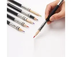 Rallonge de crayon - 13cm timide - Poignée crayon - Porte-crayon - Crayons
