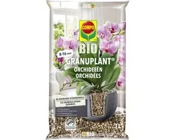 COMPO Bio Granuplant Orchidées - 100% pierre ponce enrichie de lave - granulé de plantation - prévient la pourriture des racines - sac 3L