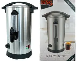 Bouilloire à vin chaud - Récipient à vin chaud - Ketel à boissons chaudes - 8 litres - 1800 W - Deski
