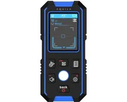 Aquila Pipe Finder & Pipe Detector for Walls - Cable Locator - Scanners muraux - Multi Detector Up to 120mm - 390 mAh Battery