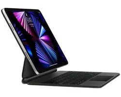 Étui clavier adapté à l'Apple iPad 2022 10,9 pouces 10e génération - Étui clavier magnétique Bluetooth - avec pavé tactile, souris et éclairage - QWERTY - Noir