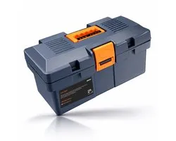 BOTC Gereedschapskoffer - Toolbox - Gereedschapskist - Cadeau voor mannen - 38*20*18 CM - Blauw