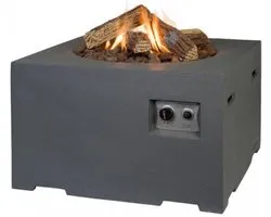 Cocoon Table Square (Anthracite) - Table à feu Happy Cocooning