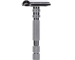 Safety Razor Model T2 - white chrome