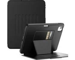 Tablet Hoes Geschikt Voor iPad Air 11 2024 / iPad Air 5th/4th Generation 10.9 Inch Zwart - iPad Air 11 hoes met Multi-Angle Magnetic Stand, Auto Sleep/Wake, Pencil Houder - Extra Stevig - Schokbestendig