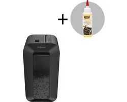 Fellowes Powershred LX65 Cross-Cut Papierversnipperaar + Fellowes Onderhoudsolie 120ml