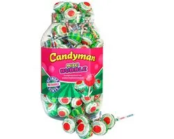 Candyman Mac Bubble Watermeloen - 100 stuks