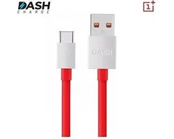 Orginele OnePlus Dash USB-C kabel 1m Rood/Wit