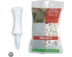 Masters 25 Plastic Tees Graduated Wit 51mm