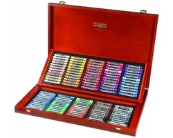 Koh-I-Noor Toison D'Or Pastels secs 120 couleurs Coffret en bois