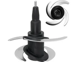 Compatibel met Ninja keukenmachine en blender Auto-iQ BN800EU/BN650EU, reserveonderdeel voor het hakmes voor Nutri Ninja, bereidingskom, 1,8 l