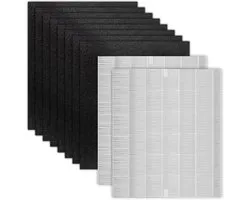 2 Sets AP-1512HH Replacement Filters For Coway Airmega AP-1512HH Air Purifier, 2Pcs H13 True Filters and 8 Activated - ShopVlot