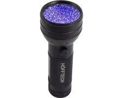 Lampe de poche UV Höfftech 51 LED ultra violettes - Blacklight - Comprend des piles Kodak - Boîtier en aluminium robuste - Détecteur de taches de contrefaçon, d'urine et autres