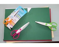 Deckle Creatieve Schaar Blauw 16 cm - EFCO 1800604