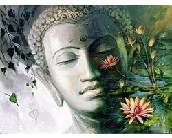 Diamond painting 40x50cm - buddha - ronde steentjes