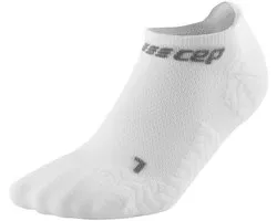 CEP The Run compressiesokken, no-show, dames, wit