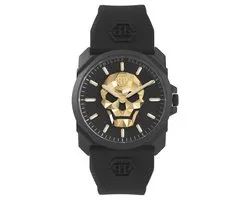 Philipp Plein - Heren Horloge Skull King - Zwart