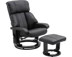 HOMCOM Massagestuhl mit Fußhocker 700-008V02