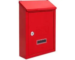 Assorted Collections Wall-mounted mailbox, lockable mailbox with 2 keys, weatherproof mailbox, easy to install, 21 x - ShopVlot