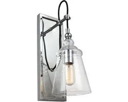 Feiss LED Wandlamp Loras | 1X E27 Max 60W | Chrome