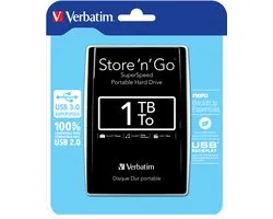 Verbatim Store 'n' Go Ultra Slim - Externe harde schijf - 1 TB