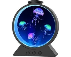 Kwallen Aquarium Lamp - Sfeerlicht Bewegend Water - Ontspanning en Sfeer - 7 Kleuren Ademhalingsmodus - Niet gespecificeerd - Zwart