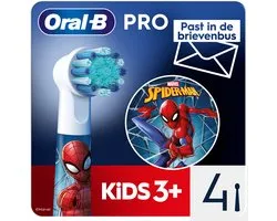 Oral-B Pro Kids Opzetborstels - Met Spider-Man - 4 Stuks